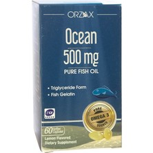Orzax Ocean 500 mg Balık Yağı 60 kapsül
