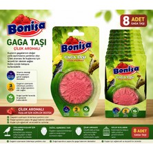 Bonisa Gaga Taşı Çilek Aromalı 8 Adet