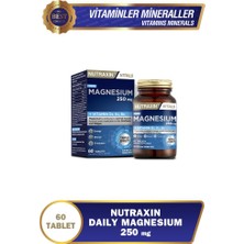 Nutraxin Magnezyum Daily Energy 250 Mg 60 Tablet - Magnesium, D3, K2, B6