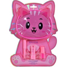 Xplote Fun Kitty Kız Çocuk Makyaj Seti ve Makyaj Çantası 56131