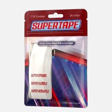 True Tape Supertape Oval 1''lf (2,5 cm x 7,5 cm) 36 Adet Protez Saç Bandı Tüm Saçlar İçin Güçlü Yapışma