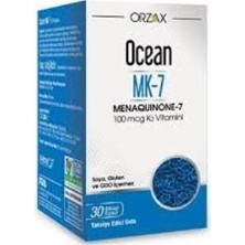 Orzax Ocean MK-7 100 Mcg K2 Vitamini 30 Kapsül