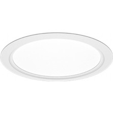 Goya Sıva Altı Led Panel 12W Kırık Beyaz Yuvarlak Tavan Spotu İç Çap 15 cm Dış Çap 17 cm