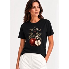 525 Üzüm Baskılı Oversize Unisex T-Shirt