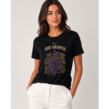 525 Elma Baskılı Oversize Unisex T-Shirt
