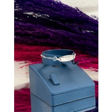 Livora Jewelry 925 Ayar Gümüş Nazar Boncuklu Isim Yazılabilir Kişiye Özel Çocuk Künye