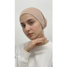 Flora Tekstil Önü Dikişsiz Hazır Pratik Geçmeli Düz Boru Bone
