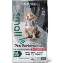 Pro Performance Kuzulu & Yaban Mersinli Küçük Irk Yetişkin Köpek Maması 2 kg