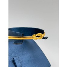 Livora Jewelry 925 Ayar Gümüş Gold Kaplama Düğüm Aşk Kadın Bileklik