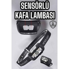 Astraltech Kafa Lambası Kamp Lambası Sensörlü Şarjlı Ayarlanabilir