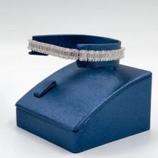 Livora Jewelry 925 Ayar Gümüş Baget Kesim Zirkon Taşlı Su Yolu Kadın Bileklik