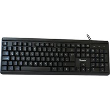 Şara Bilişim Versatile KB-700ST , Carbon Kl-13 Standart Kablolu Klavye Q Tr