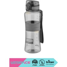 Uzspace 550ML Yeni Koleksiyon Orta Boy Silikon Gövde Tritan Su Matarası Bpa Yok Koku Yok