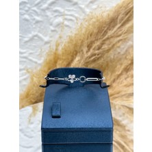 Livora Jewelry 925 Ayar Gümüş Yıldız Spor Zarif Şıklık Minimal Kadın Bileklik