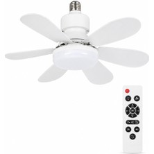 Trion TRN-1300 Nefes 50W E27 Kumandalı 3 Renk Fanlı LED Ampul 6750 Lümen