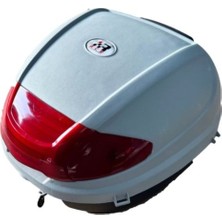 Motokit 35 Litre Universal Sırt Dayamalı Motosiklet Çantası Gri Gri