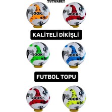 Jook Futbol Topu Dikişli Kaliteli Çok Renkli