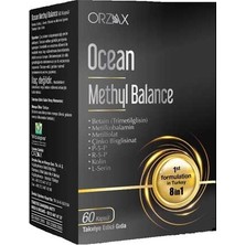 Orzax Ocean Methyl Balance 60 Kapsül Enerji Artırıcı Betain Metilkobalamin Metilfolat İçerir