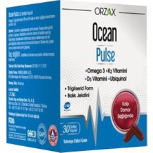 Orzax Ocean Pulse Omega 3 Balık Yağı 30 Kapsül