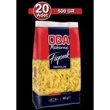 Oba Fiyonk Makarna 500 G X 20 Adet | Toplu Kullanım Paketi