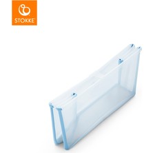 Stokke Flexi Katlanabilir Çocuk Küveti, Şeffaf Mavi