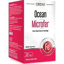 Orzax Ocean Microfer Demir Desteği 30 Tablet