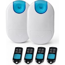 Lacinora Bags 2 Adet Wicom Acs-66 2ın1 Fotoselli Otomatik Kepenk Alıcısı Set 2+2 Kumanda Dahil 220V