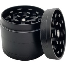 Falconetti Mini Boy Siyah 40 mm Çelik Grinder Herbal Parçalayıcı 4 Parça ve Elekli Kullanım py35sy