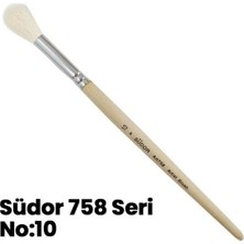 Südor 758 Seri No:10 Ponpon Fırça Sanatsal Malzeme ile Farklı Renklerde Yaratıcılığınızı Geliştirin