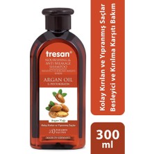 Tresan Argan Şampuan 300 ml Yıpranmış Saçlar İçin Besleyici ve Kırılma Karşıtı Etki