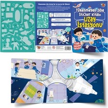 Vintessy Uzay Temalı Tükenmeyen Jöle Sticker Kitabı