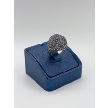 Livora Jewelry 925 Ayar Gümüş Zirkon Taşlı Mix Kadın Yüzük