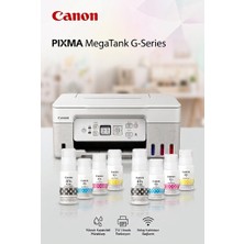 Canon G3470 Fotokopi + Tarayıcı + Wi-Fi Mürekkep Tanklı Yazıcı (Yüksek Kapasiteli)+Yedek Mürekkep Seti