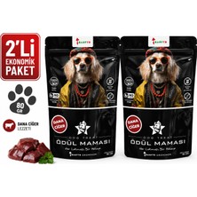 Barftr Dana Ciğer Kurutulmuş Doğal Köpek Ödül Maması 80 gr x 2 Adet – 160 gr Ekonomik Paket