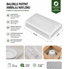 Barışkan Balonlu Naylon Patpat 100CM Genişlikte Rulo Havalı Eşya Koruma Ambalaj Pat Pat (100CM x 10MT)