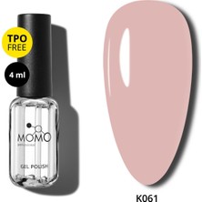 Momo Professional Kalıcı Oje K061, Koyu Ten Rengi, 4 ml