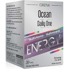 Orzax Ocean Daily One Multivitamin Multimineral Energy 30 Tablet
