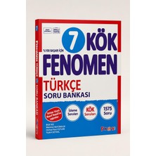 Fenomen Yayıncılık Fenomen 7.sınıf Kök Türkçe Soru Bankası (Maarif Modeline Uygun Bağlam Temelli Sorular)
