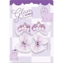 M-Pets Glam Köpekler İçin Aksesuar Toka - Mor