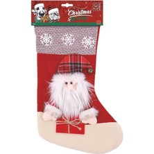 Bezos M-Pets Christmas Stocking Santa Köpek Oyuncağı