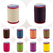Oyalı Suni İpek 10'lu Set - 3 Polyester Malzeme ile Geleneksel İğne Oyası İçin Renkli İplikler