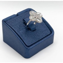 Livora Jewelry 925 Ayar Gümüş Sedef Taşlı Kuzey Yıldızı Kadın Yüzük