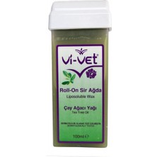 Vi-Vet Roll-On Sir Ağda Çay Ağacı Yağı 100 ml Liposoluble Wax Özelliği ile Hassas Kullanım