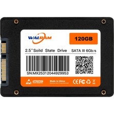 Walram 120GB 2.5" Sata III 560MB/S 3D Tlc Dahili SSD