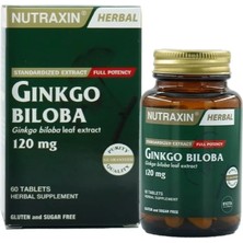 Nutraxin Ginkgo Biloba 120 mg 60 Tablet