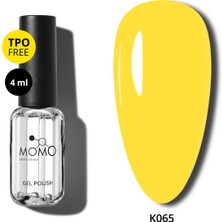 Momo Professional Kalıcı Oje K065, Sarı, 4 ml