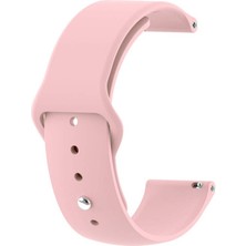 Caseonn Amazfit Cheetah Square Kordon Esnek Spor Silikon Kayış Pudra