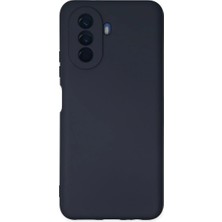 Huawei Nova Y70 Kılıf Nano Içi Kadife Silikon - Lacivert