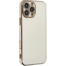 Apple iPhone 16 Pro Max Kılıf Volet Silikon - Beyaz