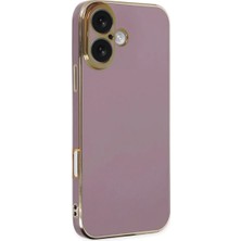 Apple iPhone 16 Kılıf Volet Silikon - Mor